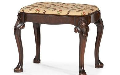 A Chippendale Style Mahogany Foot Stool with