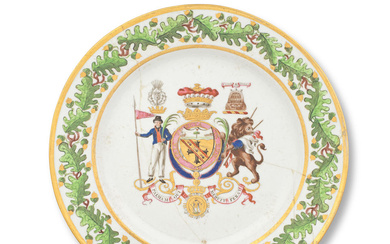 A Coalport bread and butter plate from the 'Nelson Set...