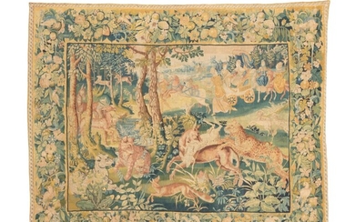 A Flemish Wild Park Tapestry, Oudenaarde, late 16th century | Tapisserie flamande, Oudenaarde, fin du XVIe siècle