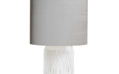 A 'Forest' crystal glass table lamp