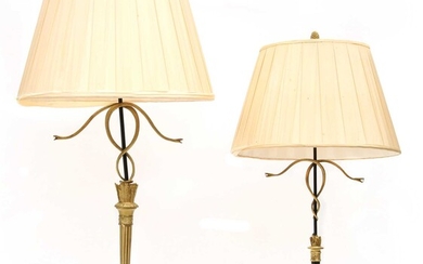 A French ormolu table lamp