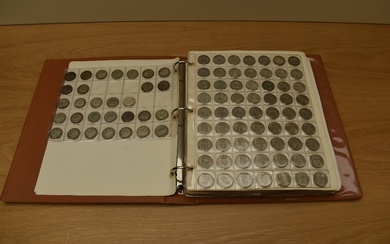 A GB Coin Album, Georgian to Elizabeth II, Shilling to Double Florin, Silver and Cupro-Nickel