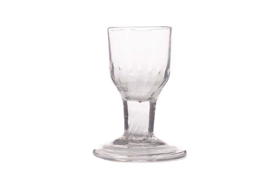 A GEORGE III CORDIAL GLASS