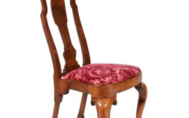 A George I walnut side chair
