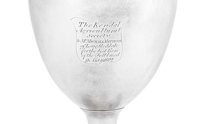A George III Silver Goblet by William Fountain, London, 1801