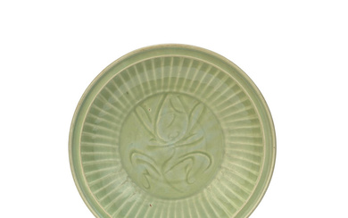 A LONGQUAN CELADON CHARGER Ming Dynasty