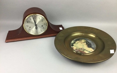 A LOT OF TWO CLOCKS AND TWO DISHES
