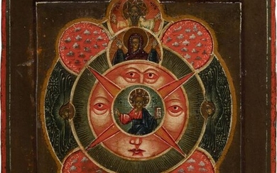 A MINIATURE ICON SHOWING THE 'ALL-SEEING EYE OF GOD'