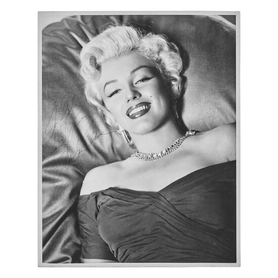 A Marilyn Monroe signed photograph to Choreographer Bob Street