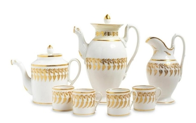 A Paris Porcelain Tea Service