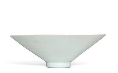 A Qingbai conical bowl, Southern Song dynasty | 南宋 青白釉笠式盌