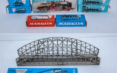 A Selection of Vintage Marklin Model Trains