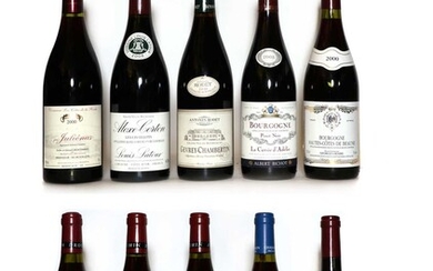 A collection of red Burgundy wines