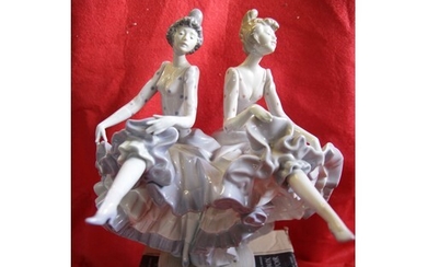A large and impressive Lladro 5270 'Can Can Dancers' figure ...