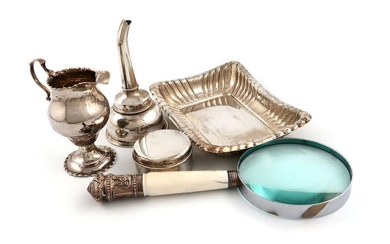 λA mixed lot of silver items, various dates...