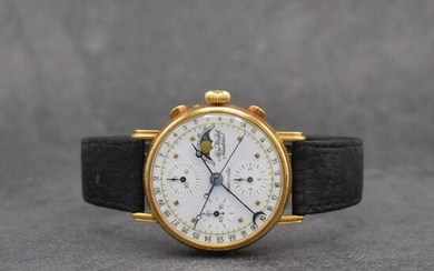 AERO WATCH Neuchatel 18k yellow gold gents wristwatch