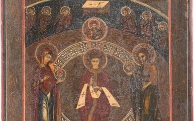 AN ICON SHOWING SOPHIA, THE WISDOM OF GOD Russian, 19th