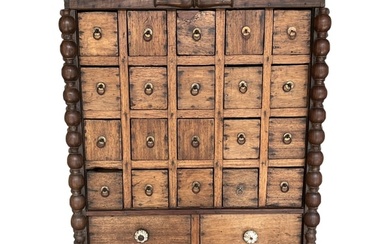 ANTIQUE 19TH C. APOTHECARY CABINET