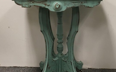 ANTIQUE PAINTED EASTLAKE VICTORIAN SIDE TABLE