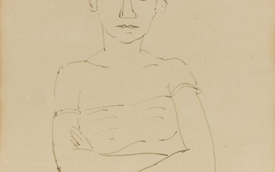 Albert MARQUET 1875 - 1947 Yvonne Bazin les bras croisés