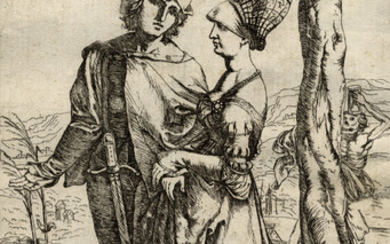 Albrecht Drer (Norimberga,, 1471 - 1528) [da], Giovane coppia minacciata dalla Morte (La passeggiata).