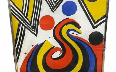 Alexander Calder Framed Lithograph Poster Aprile Maggio