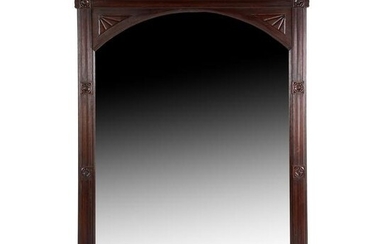 American Eastlake Victorian Walnut Pier Mirror