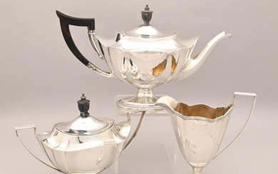 American Sterling Silver Three-Piece Tea Service