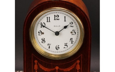 An early 20th century Bulle electric mantel timepiece, 11cm ...