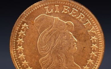 An exquisite gold coin