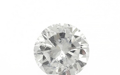 NOT SOLD. An unmounted brilliant-cut diamond weighing 0.50 ct. Colour: River (D). Clarity: P. –...