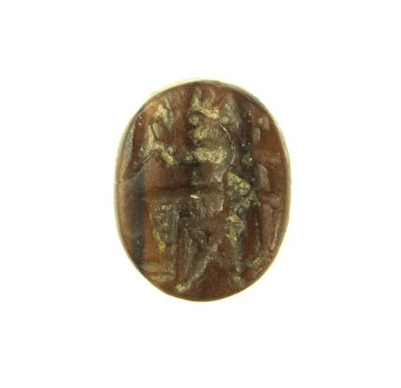 Ancient Roman Glass Gemme - 4×13×17 mm - (1)