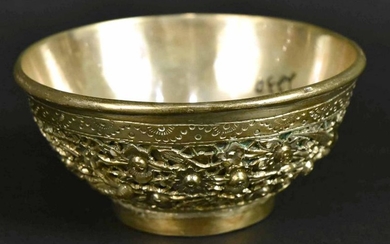 Asian Export Silver Tea Bowl