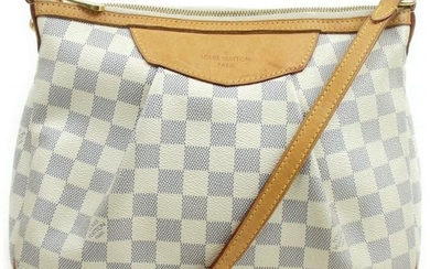 Authentic LOUIS VUITTON Damier Azur Shoulder Bag