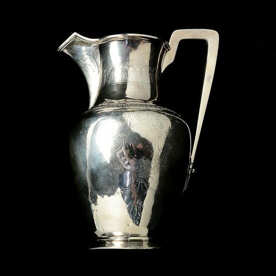 Ball, Black and Co. Sterling Silver Water Pitcher.