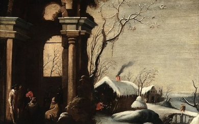 Bartolomeo Pedon (Venezia 1665-1732), Paesaggio sotto
