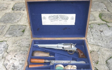 Belgium - artisan belge - remington 1858 - arme en coffret - Percussion - Revolver - 44