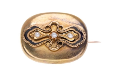 Biedermeier brooch, 1st half of the 19th Century