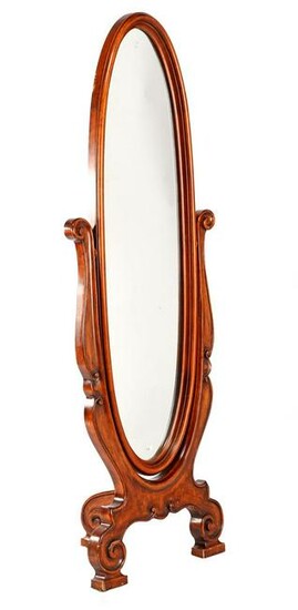 Biedermeier full-length mirror