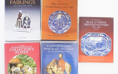 Books: A quantity of ceramics reference books to include Vic...