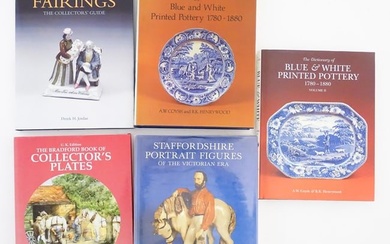 Books: A quantity of ceramics reference books to include Victorian China Fairings The Collectors'
