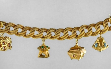 Bracelet with four charms