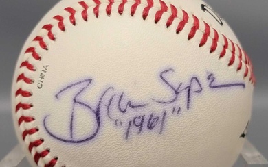 Brian Sipe "1961" autographed baseball