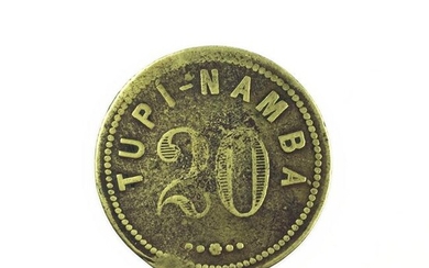 Bronze token of the Café Tupi-Namba