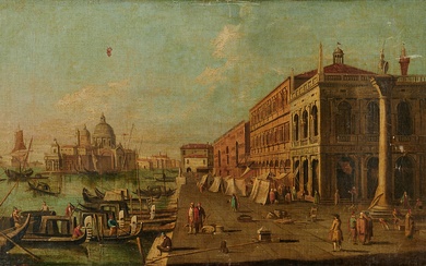 CANALETTO - Antonio Canal, dit (Suite de) Venise 1697 – 1768 L’Entrée du grand canal...