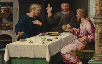 CIRCLE OF LAMBERT LOMBARD (LIÈGE 1505-1566) The Supper at Emmaus