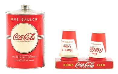 COLLECTION OF 2 COCA-COLA ADVERTISING ITEMS