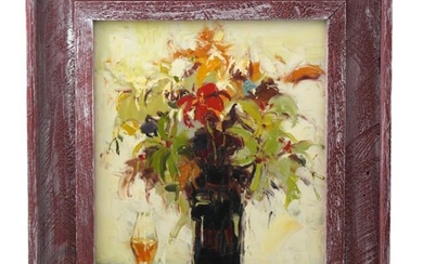 CONTEMPORARY STILL LIFE OIL PAINTING SIGNED BY ARTIST