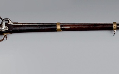 Carabine de tirailleur modèle 1837 dite “petite carabine ou carabine à la Poncharra”, canon octogonal...