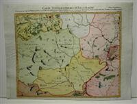 Carte Topographique D\'Allemagne Contenant un reste de Pomeranie et une Partie de la Pologne Prussienne savoir les Terriroires de Dirscau, Sclochow, Tuchel, Schwetz et du Palatinat de Kulm